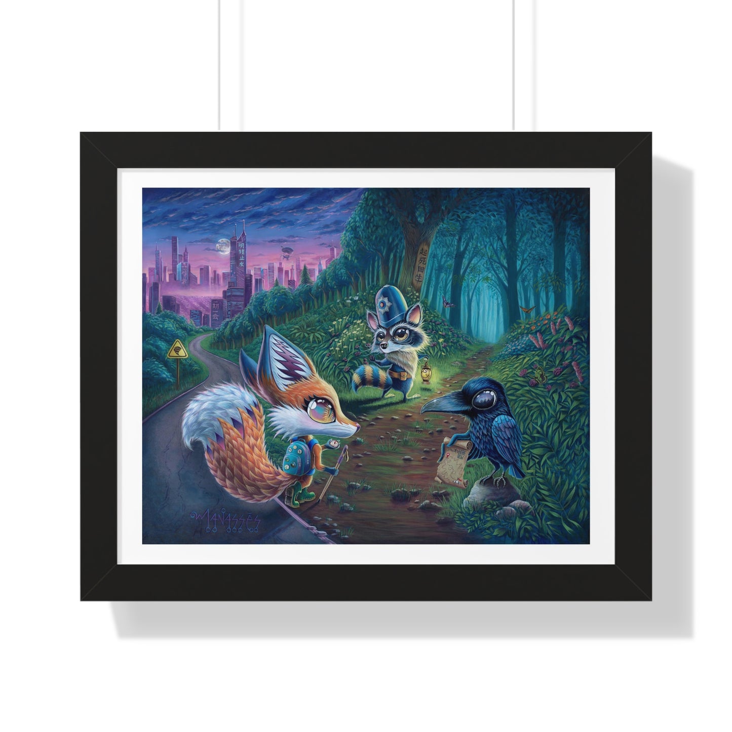 The Road Less Travelled - Framed Poster