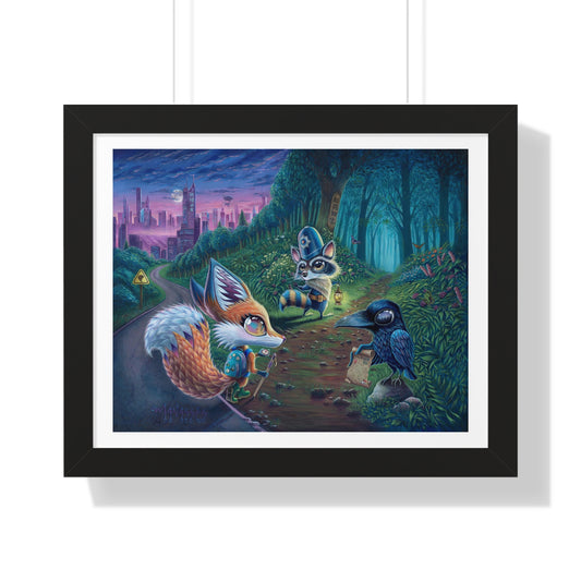 The Road Less Travelled - Framed Poster