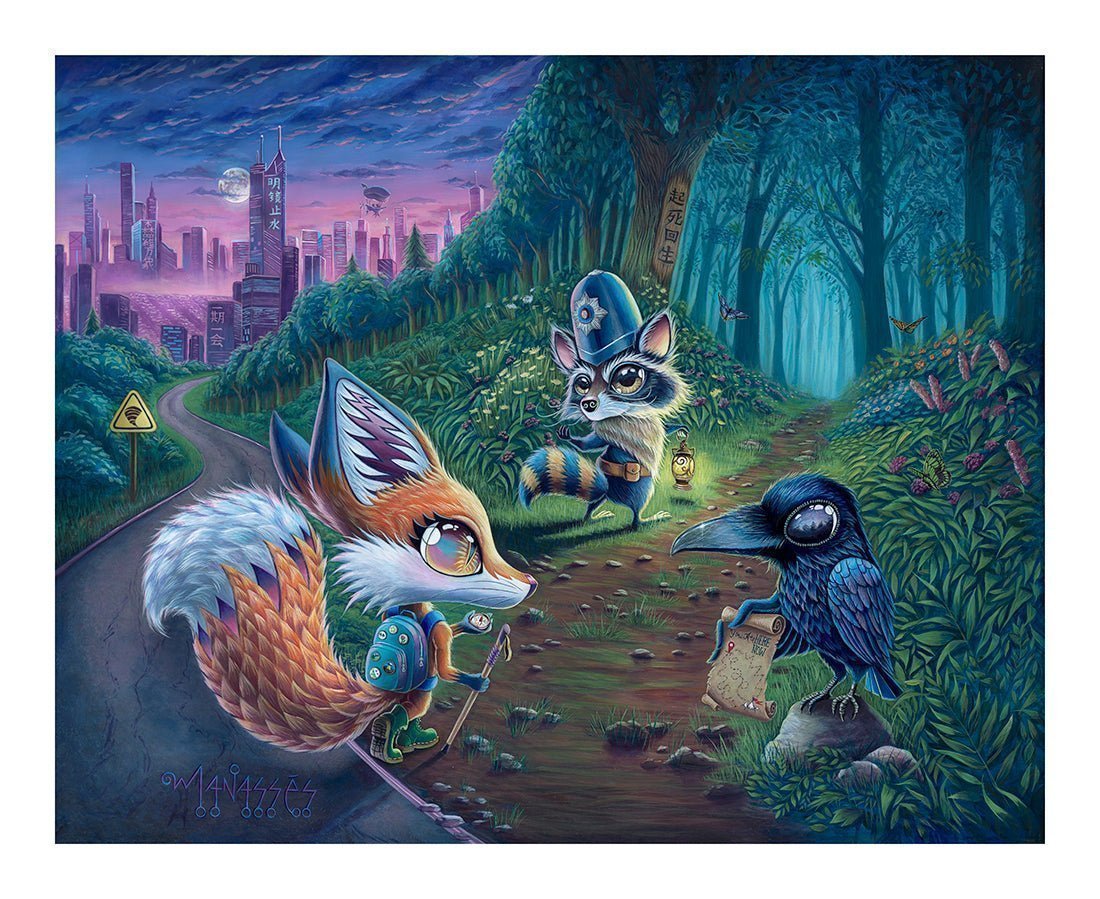 The Road Less Traveled - Manasses Art Studio - Manasses Art Studio