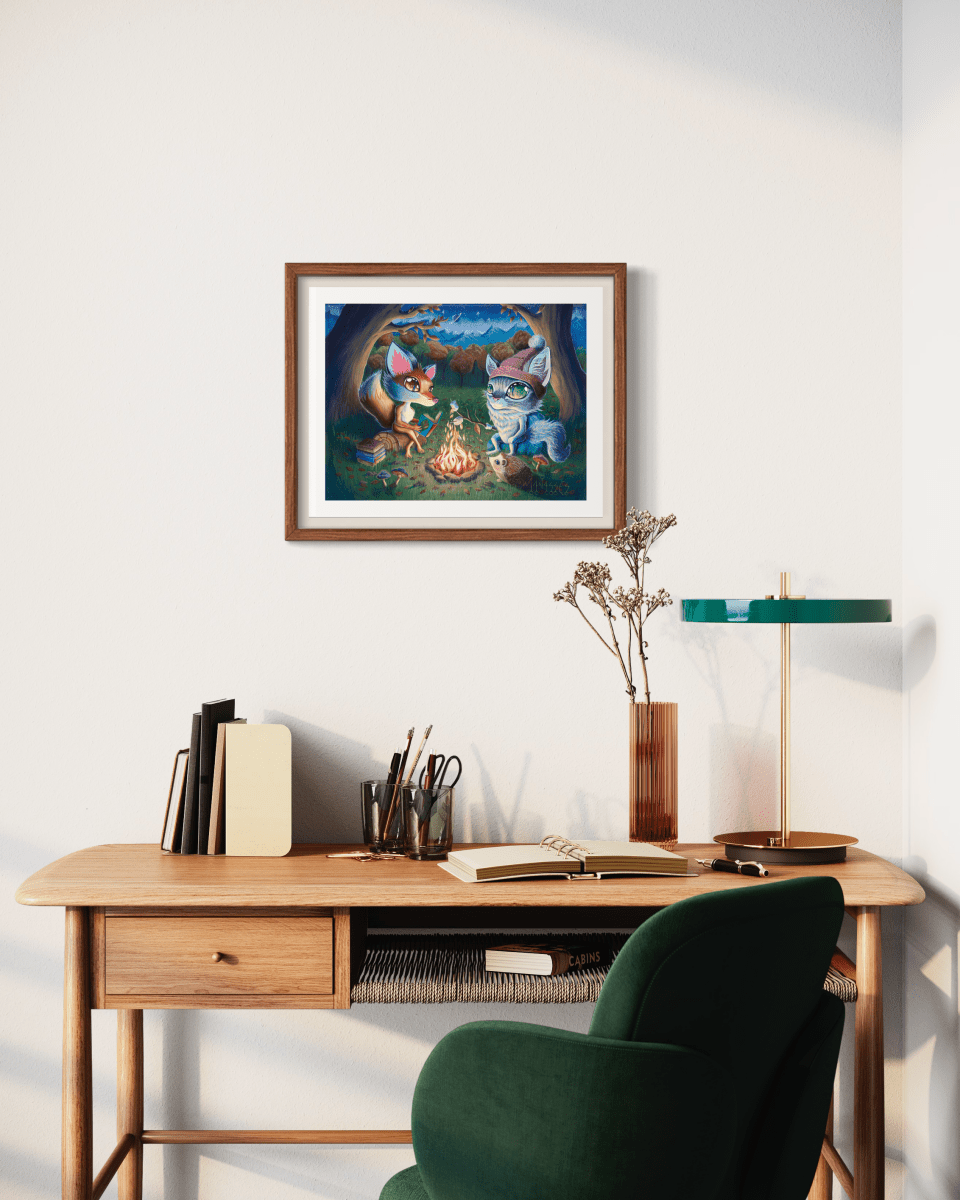 Fire of Knowledge | Fine Art Print - Manasses Art Studio - Manasses Art Studio