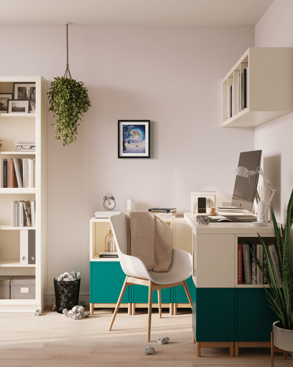 Luna's Embrace | Fine Art Print - Manasses Art Studio - Manasses Art Studio