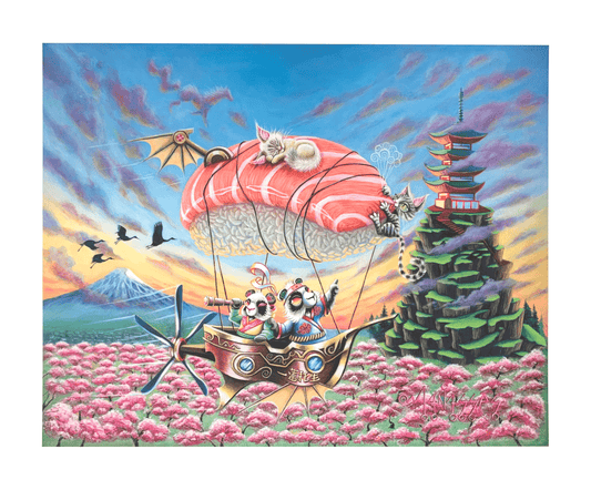 Off to Great Places | Fine Art Print - Manasses Art Studio - Manasses Art Studio