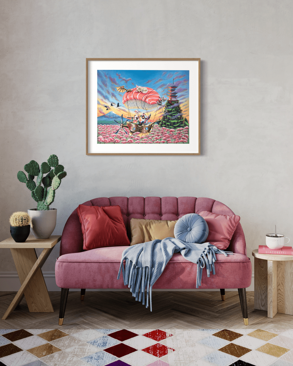 Off to Great Places | Fine Art Print - Manasses Art Studio - Manasses Art Studio