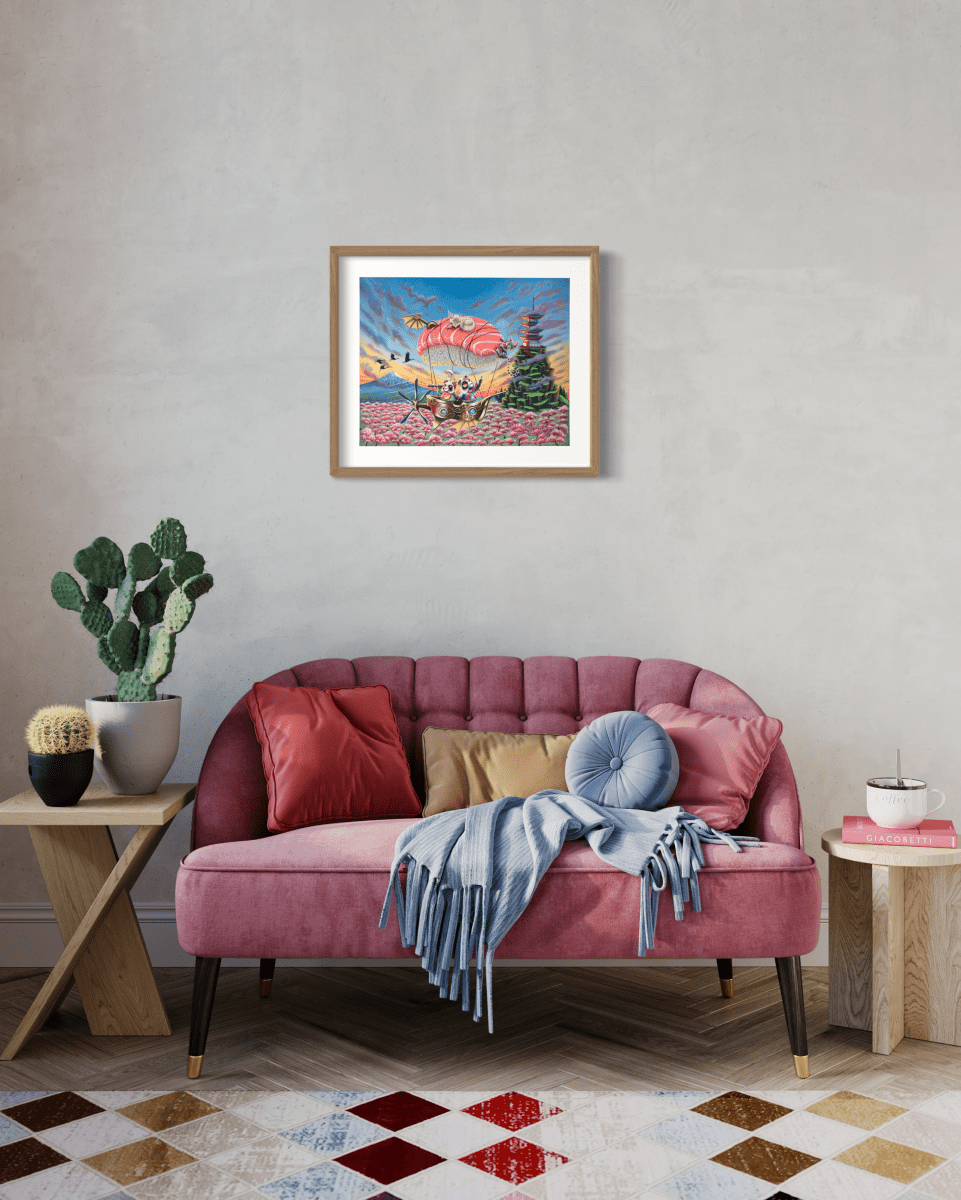 Off to Great Places | Fine Art Print - Manasses Art Studio - Manasses Art Studio