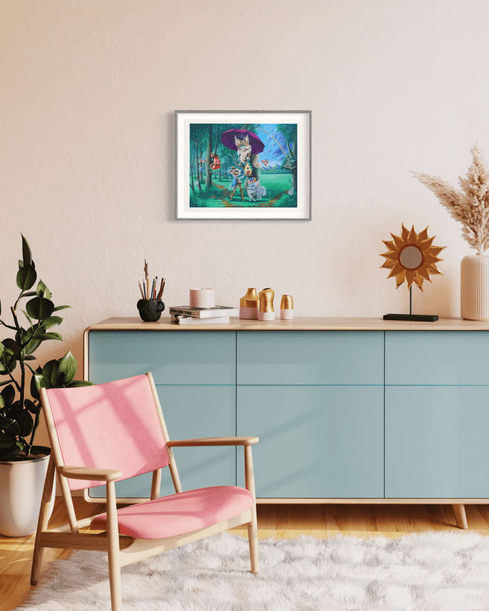 The Fab Birdhouse Makeover | Fine Art Print - Manasses Art Studio - Manasses Art Studio