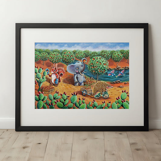 Harvest Helpers - Art Print